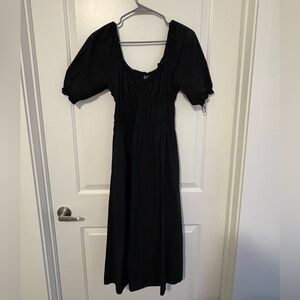 GAP Black Long Sleeve Dress